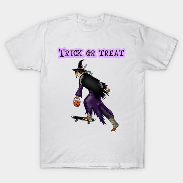 Trick or treat T-Shirt by Skidskunx